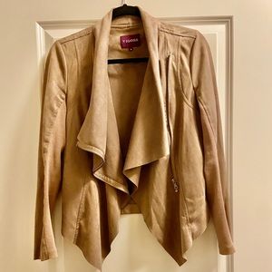 Vigoss Faux Suede Wrap jacket